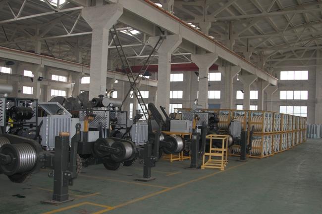 20kn - 30kN Cradle Reel Elevators Welded Steel For Tension Stringing