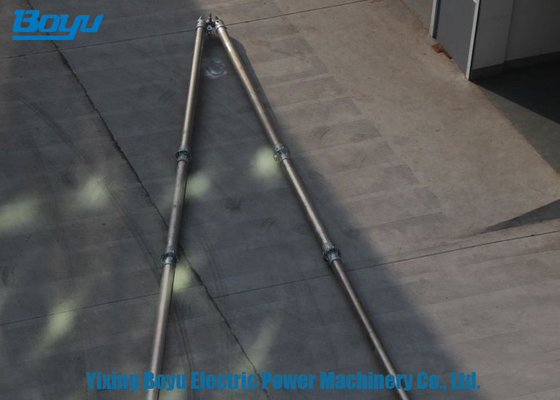 Transmission Line Stringing Tools Aluminum Alloy Extension Gin Pole