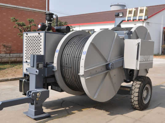 Two Rope Conductors Hydraulic Cable Tensioner 8 Ton for Overhead Transmission Line Stringing