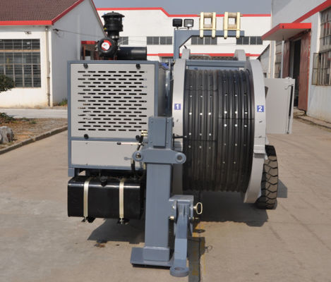 Two Rope Conductors Hydraulic Cable Tensioner 8 Ton for Overhead Transmission Line Stringing